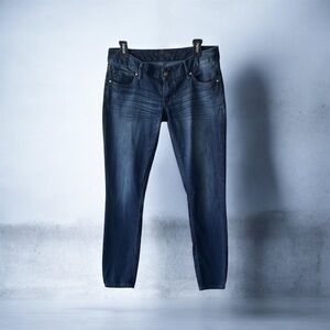 Express Women's Deep Indigo Skinny Jeans